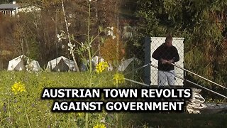 Austrian town revolts against government