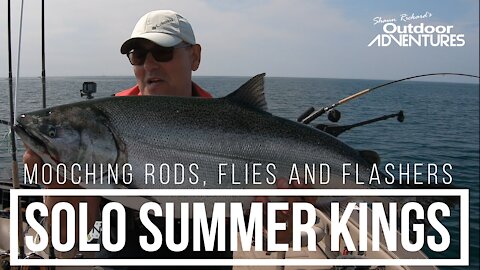 Solo Summer Kings on Lake Ontario - Salmon fishing 2021