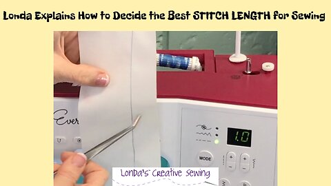 Why Stitch Length Matters When Sewing on a Sewing Machine
