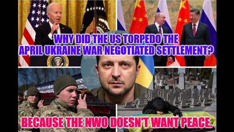 THE TRUTH ABOUT THE UKRAINE WAR IS BEING HIDDEN FROM THE PEOPLE BECAUSE IT HURTS JOE BIDEN & THE NWO