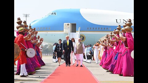 PM Modi Welcomes U.S. President Trump At Ahmedabad Airport in 2020