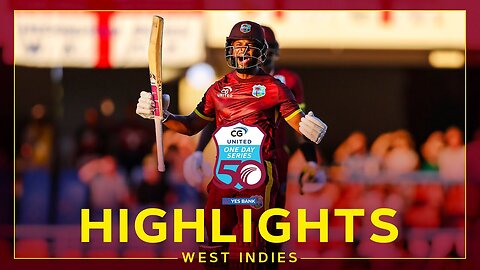 Highlights _ West Indies v England _ Hope Hits Spectacular Game-Winning Hundred! _ 1st CG United ODI