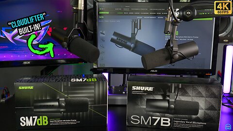 SHURE SM7dB 🔥 THE NEW LEGEND IS HERE - Full Microphone Review & SM7dB vs. SM7B 🔥