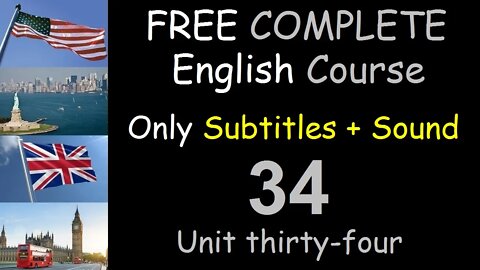 AT THE CHEMIST'S (PHARMACY) - Lesson 34 - FREE COMPLETE ENGLISH COURSE FOR THE WHOLE WORLD