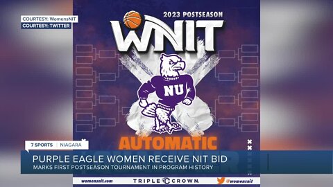 The Niagara women's basketball team have been selected to the 2023 Women's NIT Tournament. Marking the first time in program history the Purple Eagles have made a postseason tournament beyond the conference tournament.