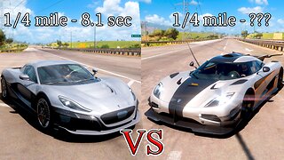 Rimac Concept Two vs Koenigsegg One:1 | Forza Horizon 5