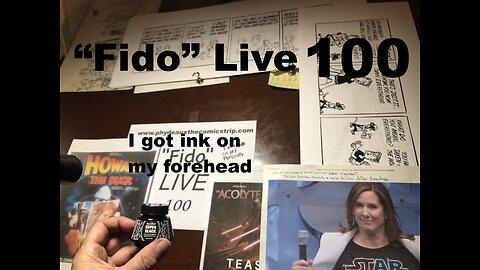 "Fido" LIVE 100: "I got ink on my forehead."