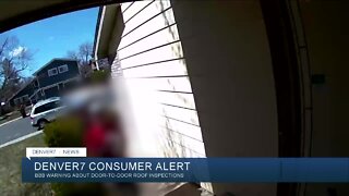 BBB warns about door-to-door roofing sales people