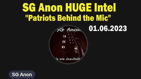 SG Anon HUGE Intel Jan 6: "SG Anon Sits Down w/ Dr Z & Tina Peters "Patriots Behind the Mic"