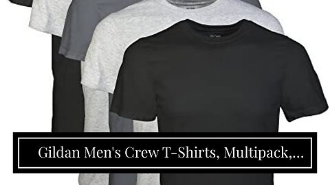 Gildan Men's Crew T-Shirts, Multipack, Style G1100