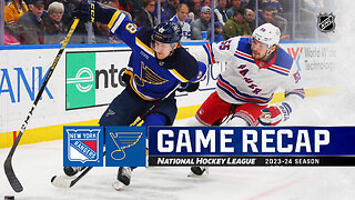 Recap: NYR @ STL 1.11.24