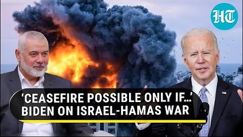 Biden Sets Condition For Ceasefire Talks Amid Raging Israel-Hamas War; ‘We’ll Talk When…’ | Watch