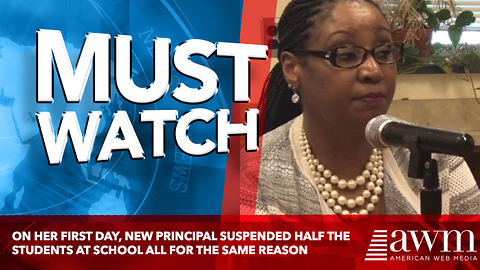 On Her First Day, New Principal Suspended Half The Students At School All For The Same Reason