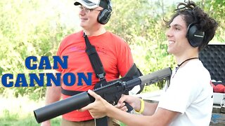 Can Cannon-Golfball Launcher