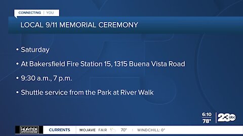 Bakersfield Fire Department to hold two 9/11 ceremonies