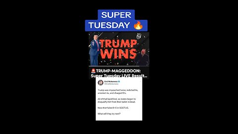 Trump didn’t just historically win Super Tuesday…he made it his b*tch!