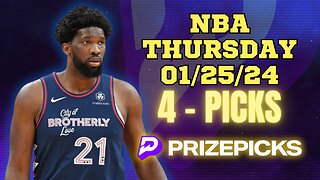 #PRIZEPICKS | BEST #NBA PLAYER PROPS FOR THURSDAY | 01/25/24 | BEST BETS | #BASKETBALL | TODAY