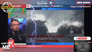 Texas & Dallas, Fort Worth T-Storm Warning... #VishusTv 📺