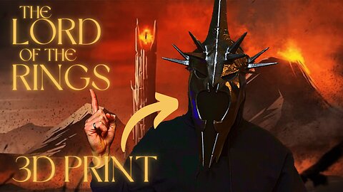 Lord of the Rings: The Return of the King │3D Printed Witch King Helmet