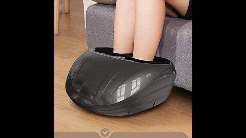 Luqeeg Foot Massager with Heat, Intelligent Voice Activated Foot Massager Machine with Multifunction