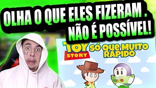 Toy Story... só que MUITO rápido (Fandublado PT/BR) REACT