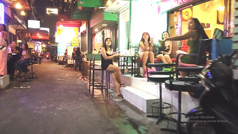 Nightlife Thailand Bangkok Massage Street | Many Beautiful Ladies