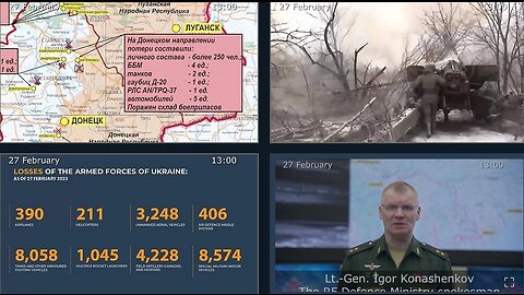 27.02.23 ⚡Russian Defence Ministry report on the progress of the denazification of Ukraine