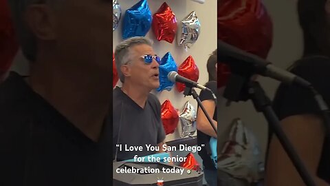 “I Love You San Diego” for the senior celebration today 🪕🎶🥁 #iloveyousandiego #punkgrassmusic