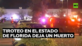 Tiroteo en el estado de Florida deja un muerto y una persona herida