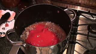 Homemade Spaghetti w/Meat Sauce