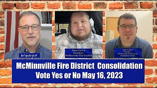 Adam Garvin and Todd Godfrey present the case for a new fire district