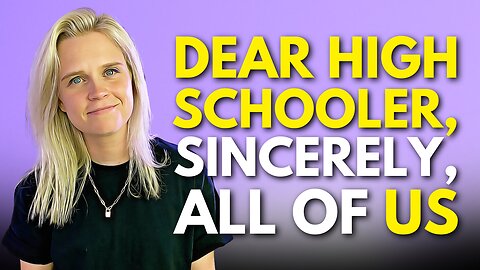 What You NEED TO KNOW To Survive High School This Year (A Letter From US To YOU)