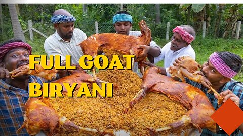 INSIDE MUTTON BIRYANI Full Goat Mutton cooking with stuffed biryani/ mutton inside biryani recipe