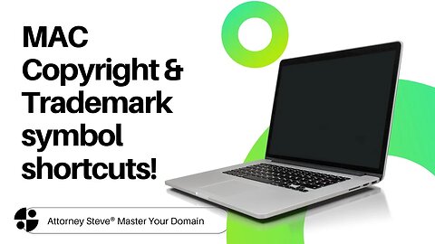 Copyright & Trademark Keyboard Shortcuts for MAC
