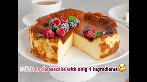This cake is made with only 4 ingredients, which is very easy and enjoyable to make