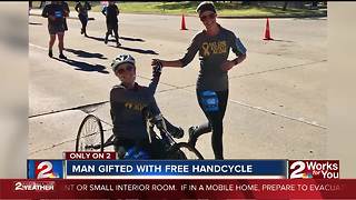 Route 66 Marathon competitors donate bike