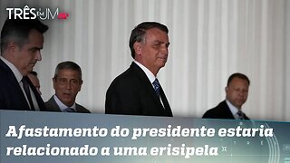 Bolsonaro volta a despachar no Planalto pela primeira vez após 20 dias