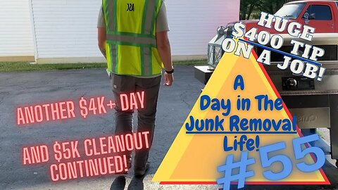 Almost $9K the last 2 days! INSANE Day in the junk removal life #55!