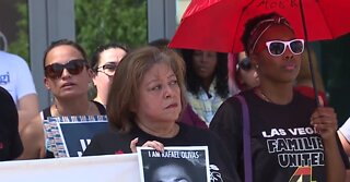 Family holds rally for justice after man dies in Vegas police custody