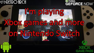 Playing Halo, Xbox Cloud, Geforce Now, Dreamcast, N64, PSP, RetroArch, and more on Nintendo Switch