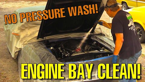 Cleaning Engine Bay Using Super Clean