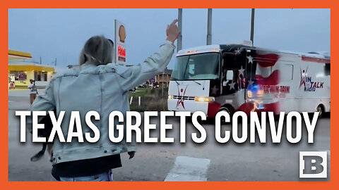 People Greet “Take Our Border Back” Convoy as It Passes Through Brookshire, TX