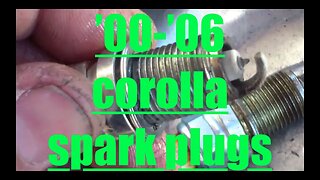 SIMPLE Spark Plug Replacement '00-'06 Toyota Corolla √ Fix it Angel