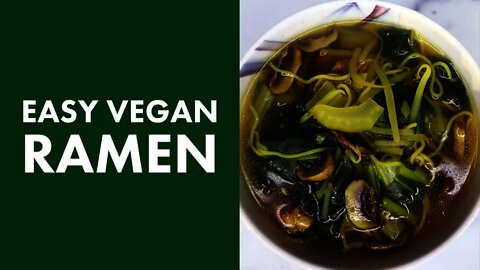 Easy Vegan Ramen Recipe