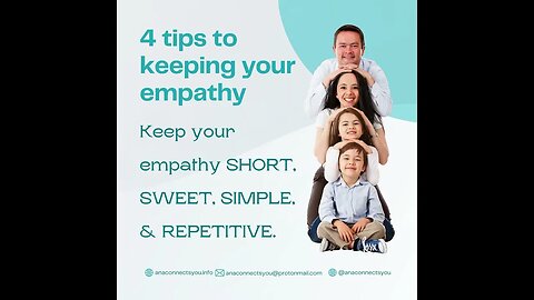 Keep your empathy short, sweet, simple and repetitive - Love & Logic
