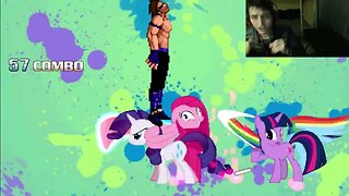 My Little Pony Characters (Twilight Sparkle, Rainbow Dash, And Rarity) VS Johnny Cage In A Battle