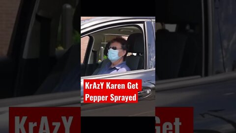 Crazy Karen Tries to Run Over Journalist Gets Juiced #shorts #1amendmentaudit #karen @The Day After