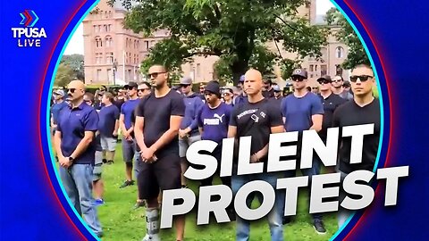 First Responders Do Silent Protest Against Vaccine Mandates In Toronto Canada.