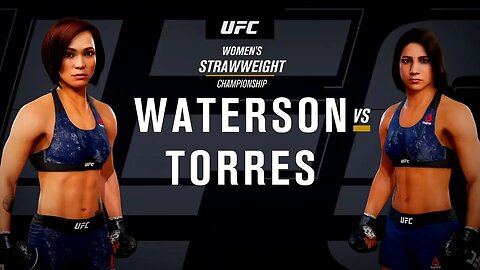 EA Sports UFC 3 Gameplay Tecia Torres vs Michelle Waterson