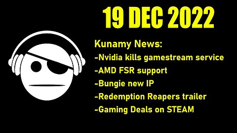 Gaming News | Nvidia Shield TV | AMD FSR | Bungie new IP | Redemption Reapers | 19 DEC 2022